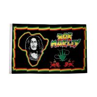 Bob Marley (Jamaica) Flag