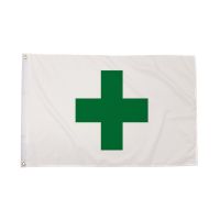 Green Cross Flag