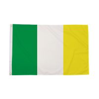 Green, White and Gold Irish County Flag