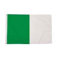 Green and White Irish County Flag