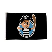 Pirate Child Boy Flag