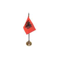 Albania Small Table Flag