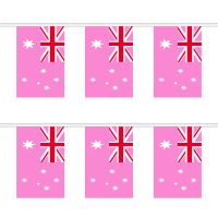 Australia Pink Rectangular Bunting