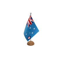 Australia RAF Ensign Wooden Table Flag