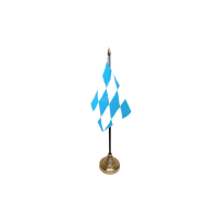 Bavaria no Crest Small Table Flag
