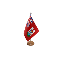 Bermuda Wooden Table Flag