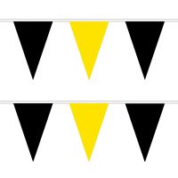 Black and Yellow Triangle Bunting