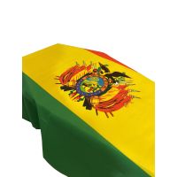 Bolivia Coffin Drape Flag