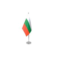 Bulgaria Satin Table Flag