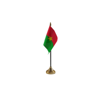 Burkina Faso Small Table Flag