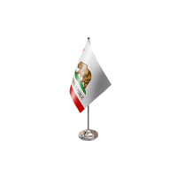 California Satin Table Flag