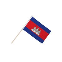 Cambodia Hand Flags