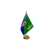 Christmas Island Wooden Table Flag