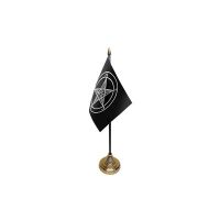 Baphomet Church of Satan Small Table Flag