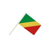 Congo Brazzaville Hand Flags