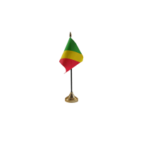 Congo Brazzaville Small Table Flag