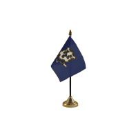Connecticut Small Table Flag