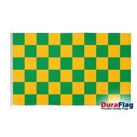 Green and Yellow Check DuraFlag