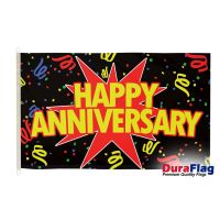 Happy Anniversary Black DuraFlag