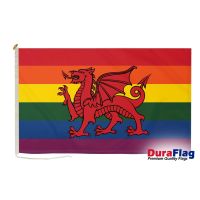 Rainbow Welsh Dragon DuraFlag