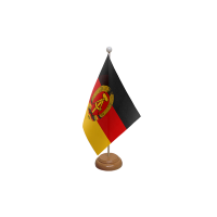 East Germany Wooden Table Flag
