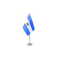 El Salvador Satin Table Flag