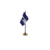El Salvador Small Table Flag