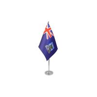 Falkland Islands Satin Table Flag