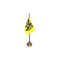 Flanders Lion Small Table Flag