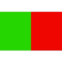 Green and Red Irish County Coffin Drape Flag