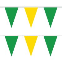 Green and Yellow Triangle Bunting