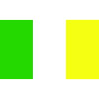 Green, White and Gold Irish County Coffin Drape Flag