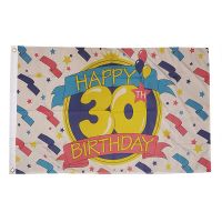 Happy 30th Birthday Flag