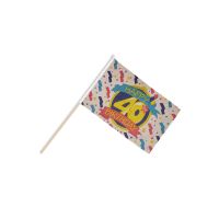 Happy 40th Birthday Hand Flags