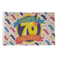 Happy 70th Birthday Flag