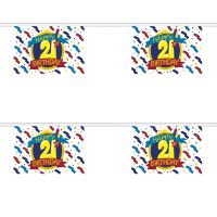 Happy 21st Birthday Rectangular Bunting