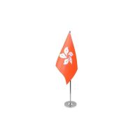 Hong Kong New Satin Table Flag
