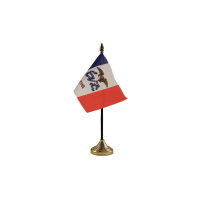 Iowa Small Table Flag
