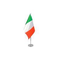 Italy Satin Table Flag