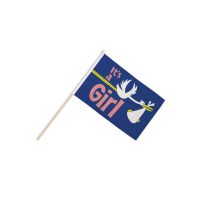 Its a Girl Hand Flags