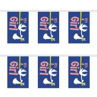 Its a Girl Rectangular Bunting