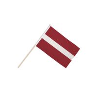 Latvia Hand Flags