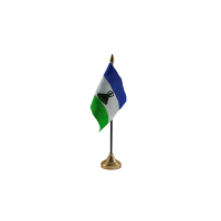 Lesotho New Small Table Flag