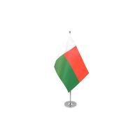 Madagascar Satin Table Flag