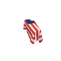 Malaysia Coffin Drape Flag