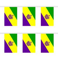 Mardi Gras Rectangular Bunting