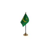 Mauritania Old Small Table Flag