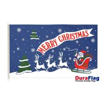 Merry Christmas Blue DuraFlag