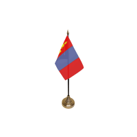 Mongolia Small Table Flag