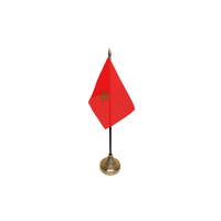 Morocco Small Table Flag